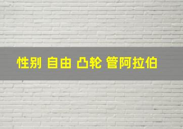 性别 自由 凸轮 管阿拉伯